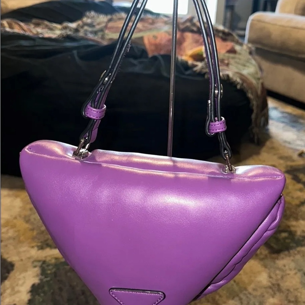 Purple "Fashion" Triangle
Padded Crossbody